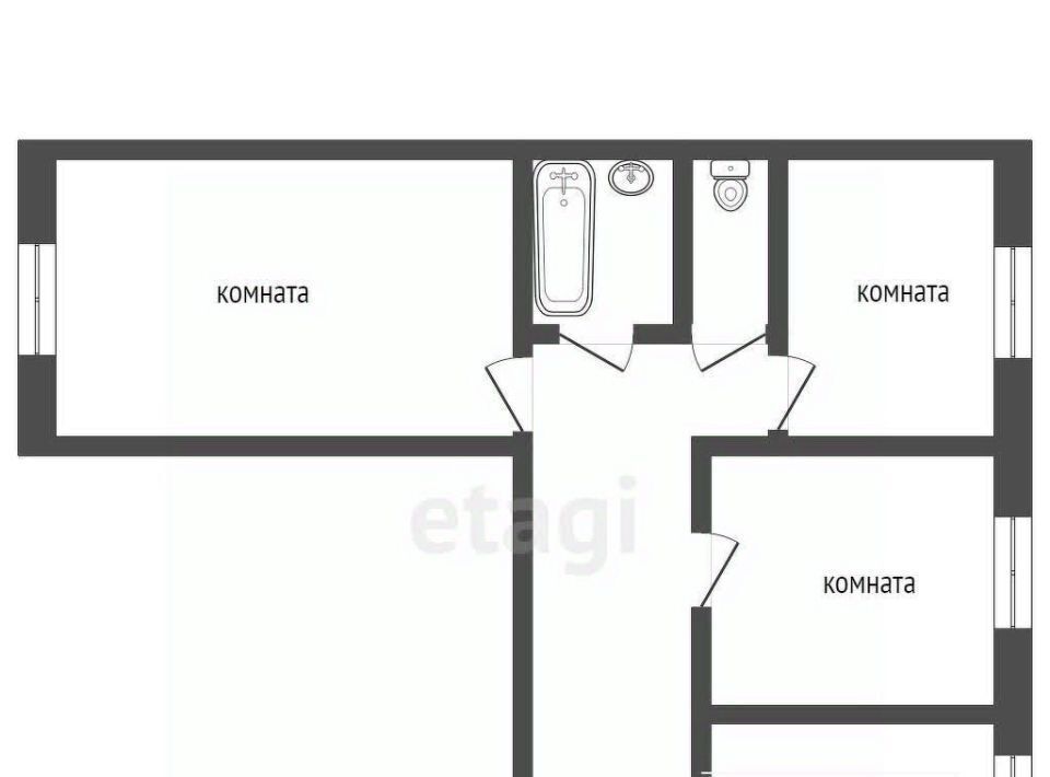 квартира г Ярославль р-н Фрунзенский ул Ньютона 65 фото 2