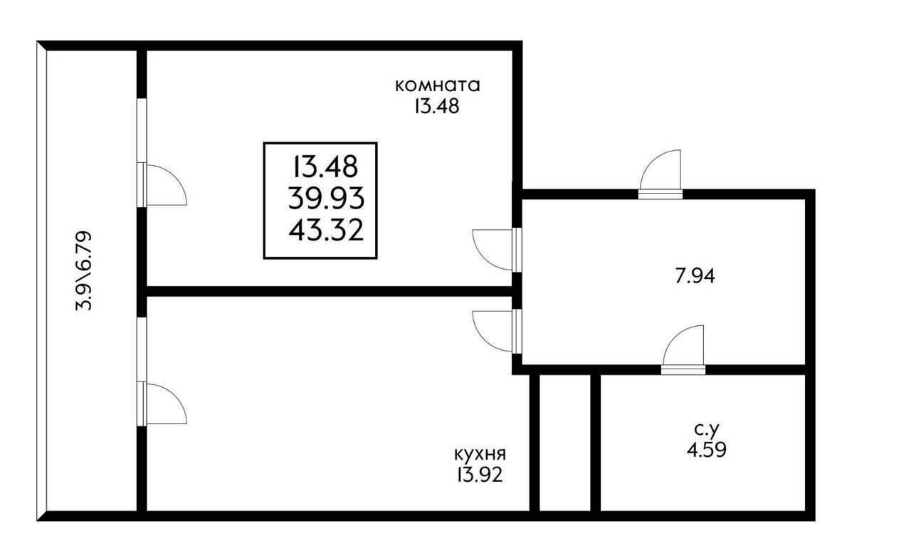 квартира г Краснодар п Знаменский ул Природная 10бк/23 р-н Карасунский фото 9