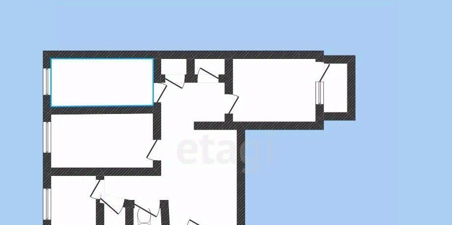 квартира г Губкин ул Севастопольская 2 фото 2