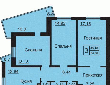 квартира г Калуга р-н Ленинский ул Анненки 38к/1 мкр-н Анненки фото 1