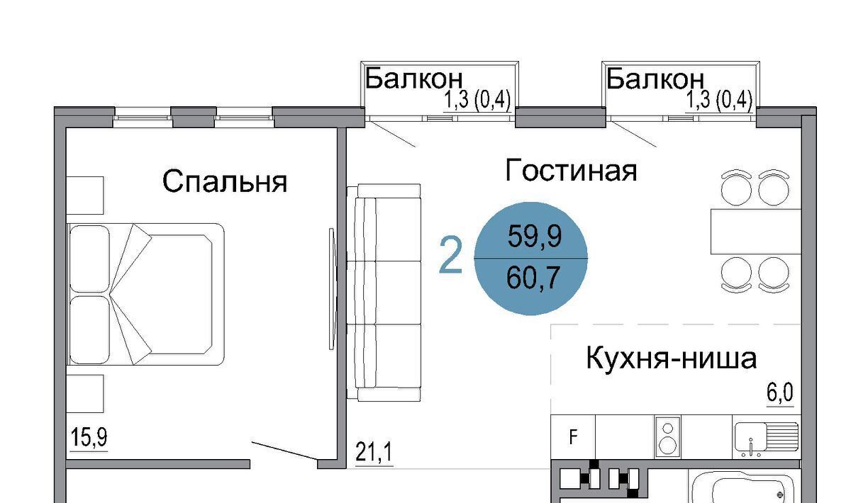 квартира г Керчь Белый город жилой комплекс фото 1