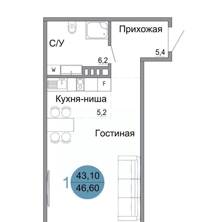 квартира г Керчь Белый город жилой комплекс фото 1