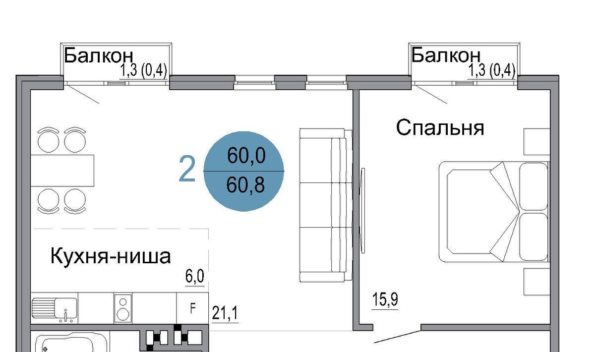 квартира г Керчь Белый город жилой комплекс фото 1