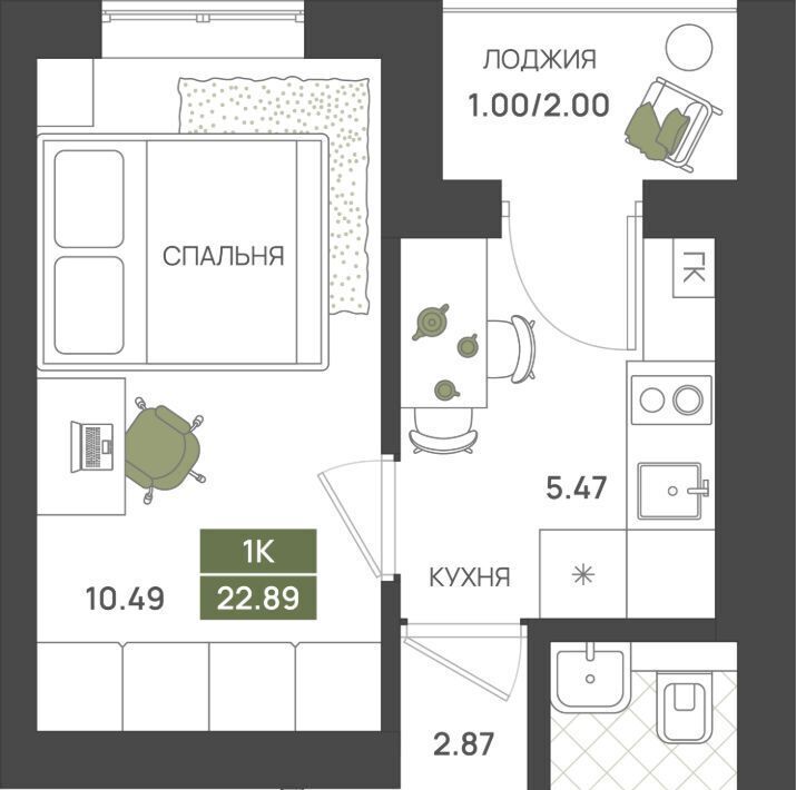 квартира р-н Гурьевский г Гурьевск фото 1