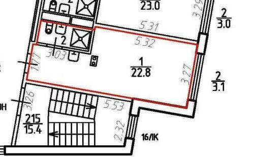 квартира г Санкт-Петербург метро Бухарестская ул Салова 61 фото 2