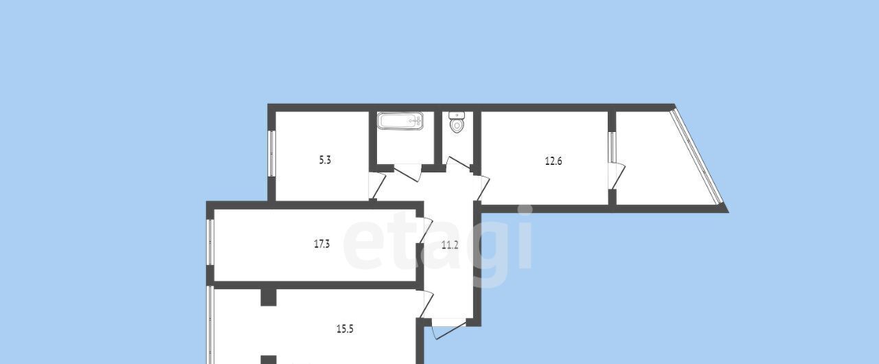 квартира г Черкесск ул Космонавтов 80 фото 2