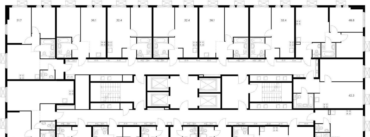квартира г Москва метро Нагатинская проезд Нагатинский 1-й 2/3 фото 2