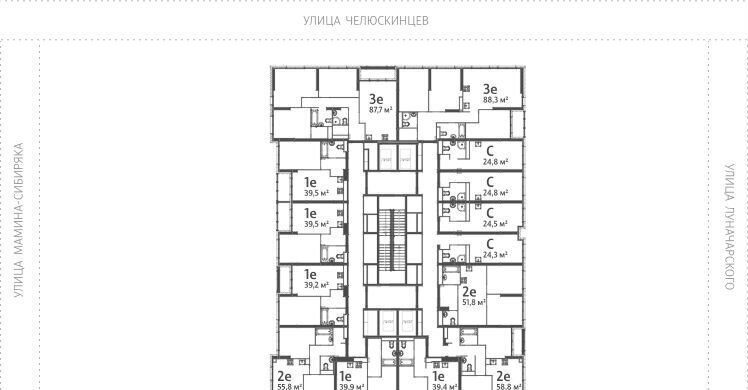 квартира г Екатеринбург Уральская ул Азина 1 фото 2