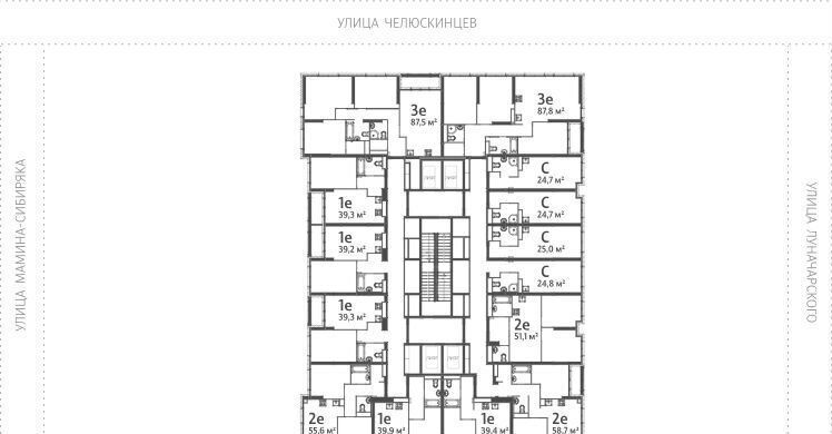 квартира г Екатеринбург Уральская ул Азина 1 фото 2