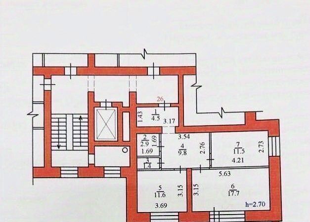 квартира г Благовещенск ул 50 лет Октября 71 фото 26