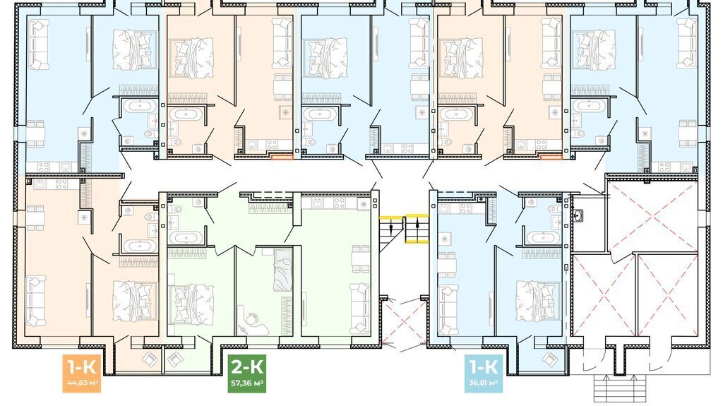 квартира г Ревда ул Энгельса 47/2 фото 2
