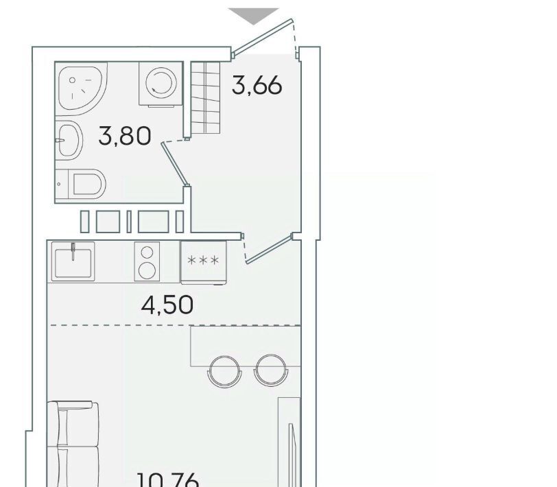 квартира р-н Всеволожский г Мурино ул Графская 6к/1 ЖК Lampo Девяткино фото 1