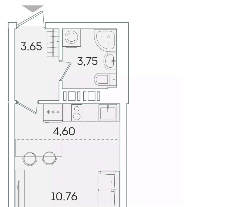 квартира р-н Всеволожский г Мурино ул Графская 6к/4 ЖК Lampo Девяткино фото 1