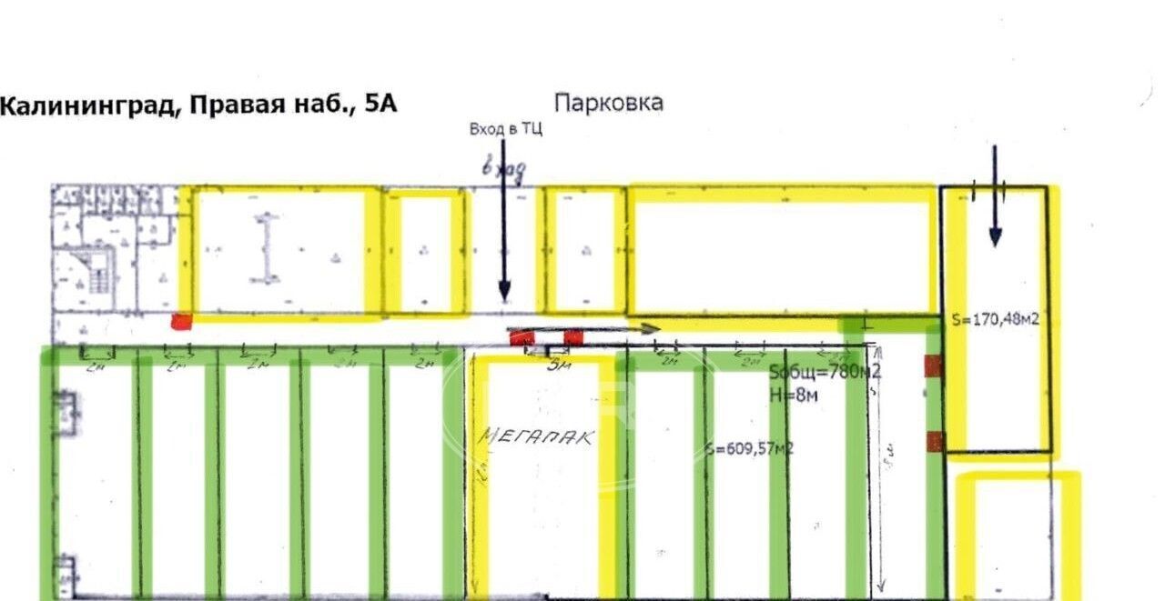 торговое помещение г Калининград р-н Центральный наб Правая 5а фото 2