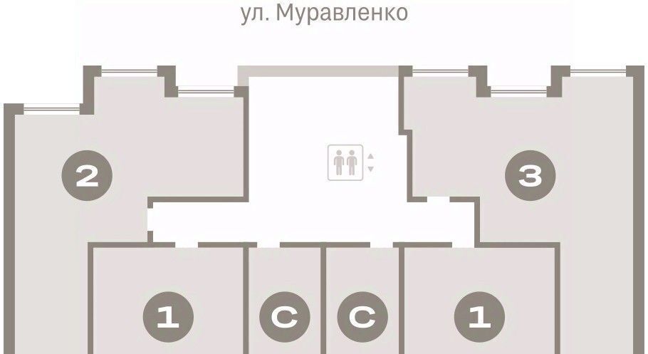 квартира г Тюмень р-н Центральный ул Муравленко 9к/3 фото 2