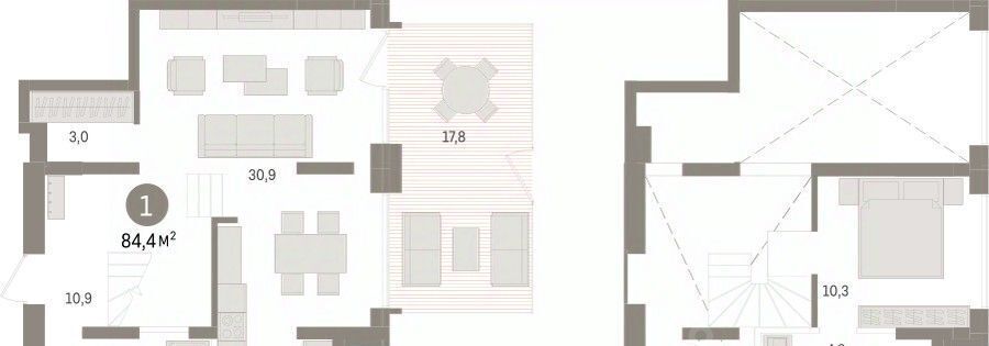 квартира г Тюмень р-н Центральный ул Муравленко 9к/3 фото 3
