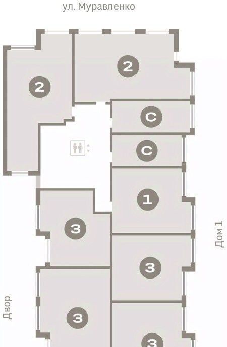 квартира г Тюмень р-н Центральный ул Муравленко 9к/3 фото 2