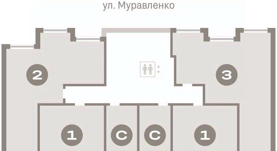 квартира г Тюмень р-н Центральный ул Муравленко 9к/3 фото 2
