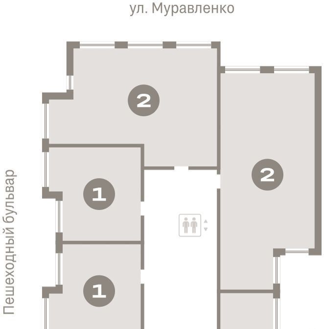 квартира г Тюмень р-н Центральный ул Муравленко 9к/3 фото 2