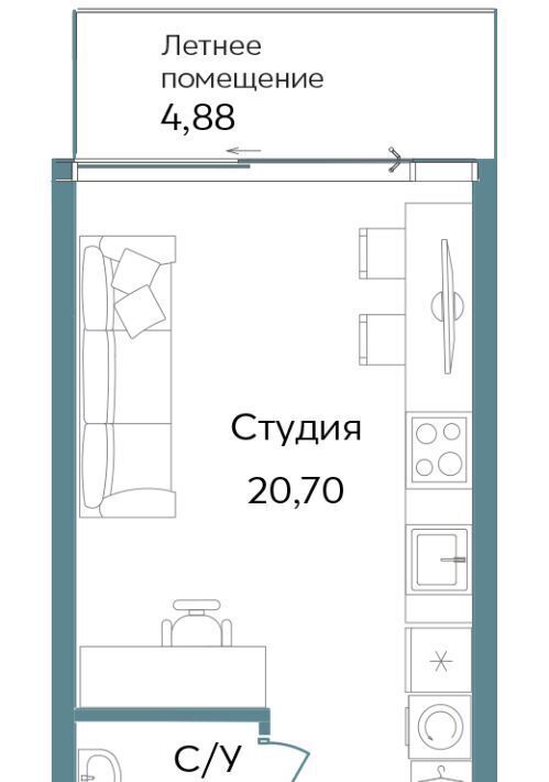 квартира г Саки ул Морская TEMPO фото 1