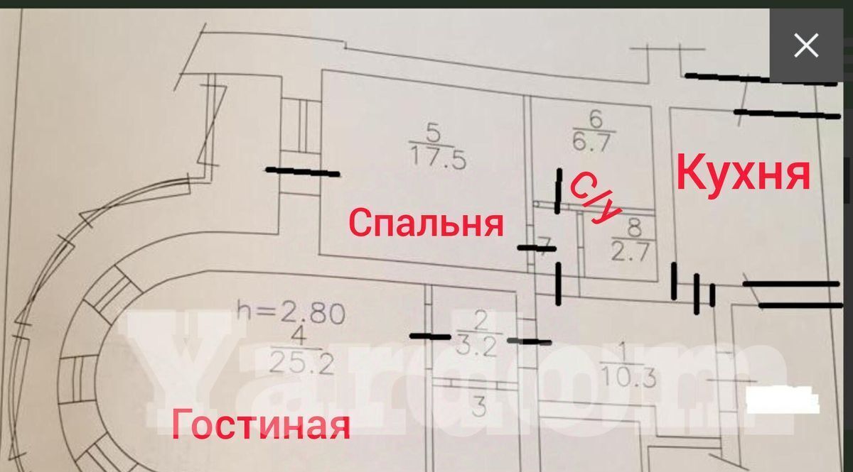 квартира г Красноярск р-н Октябрьский ул Академгородок 12а/1 фото 28