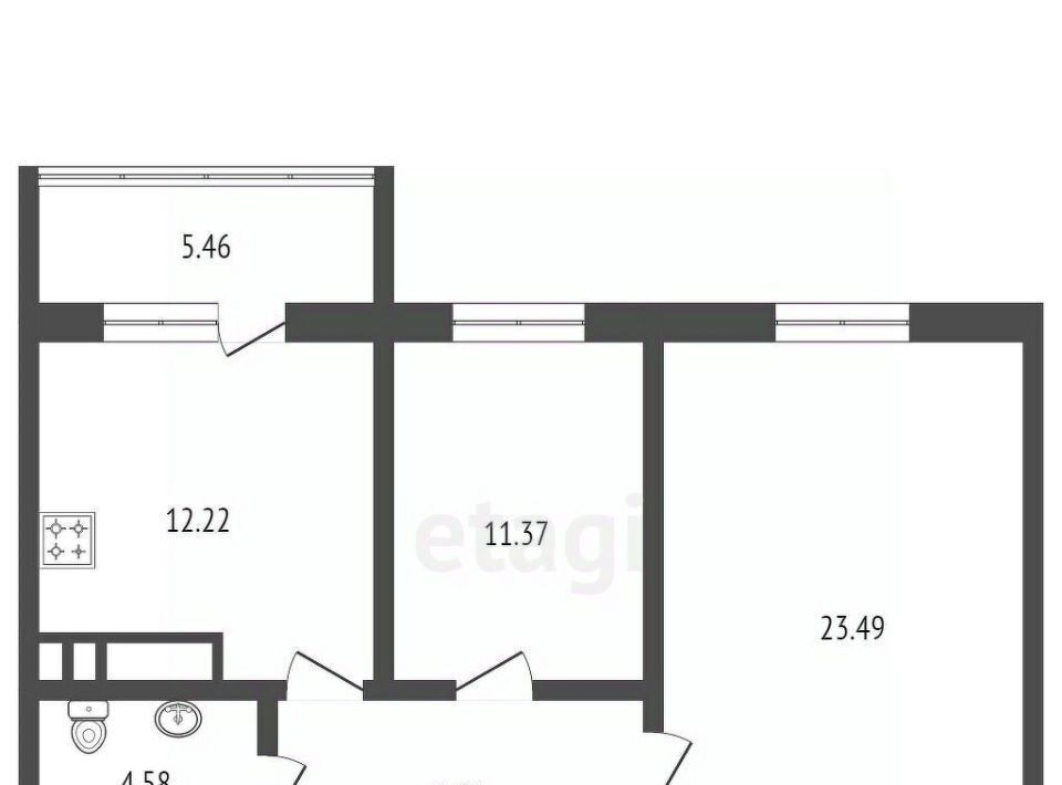 квартира г Черкесск ул Кавказская 92в/3 фото 2