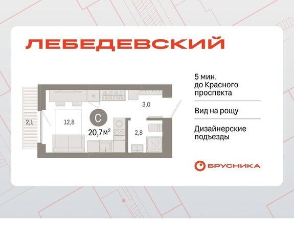Заельцовская квартал № 5 ЖК «Лебедевский» фото