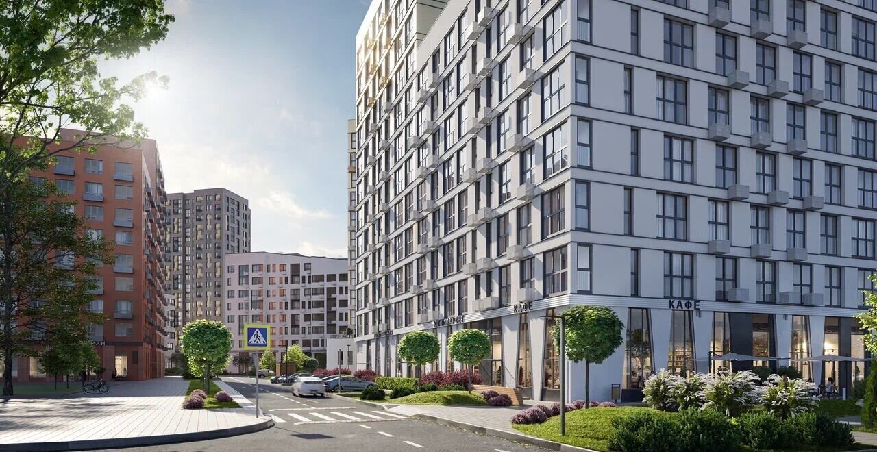 квартира г Москва метро Коммунарка Потапово, кв-л 160, з/у 1В, д. 4, Московская область фото 3