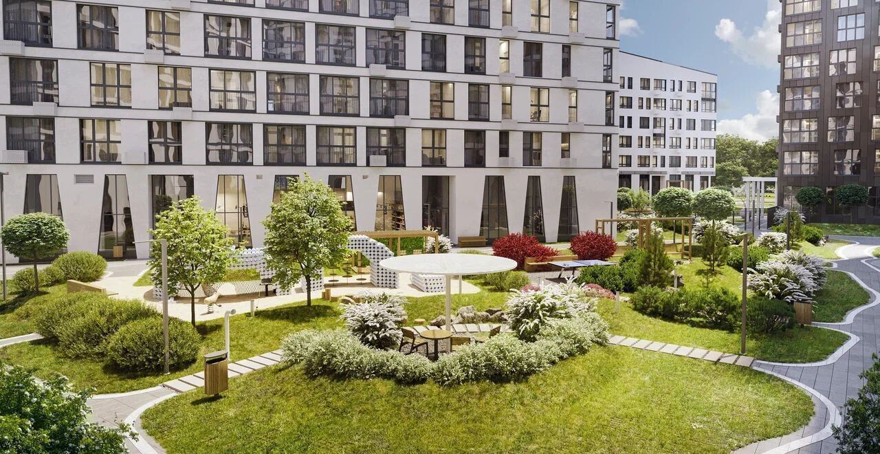 квартира г Москва метро Коммунарка Потапово, кв-л 160, з/у 1В, д. 4, Московская область фото 6