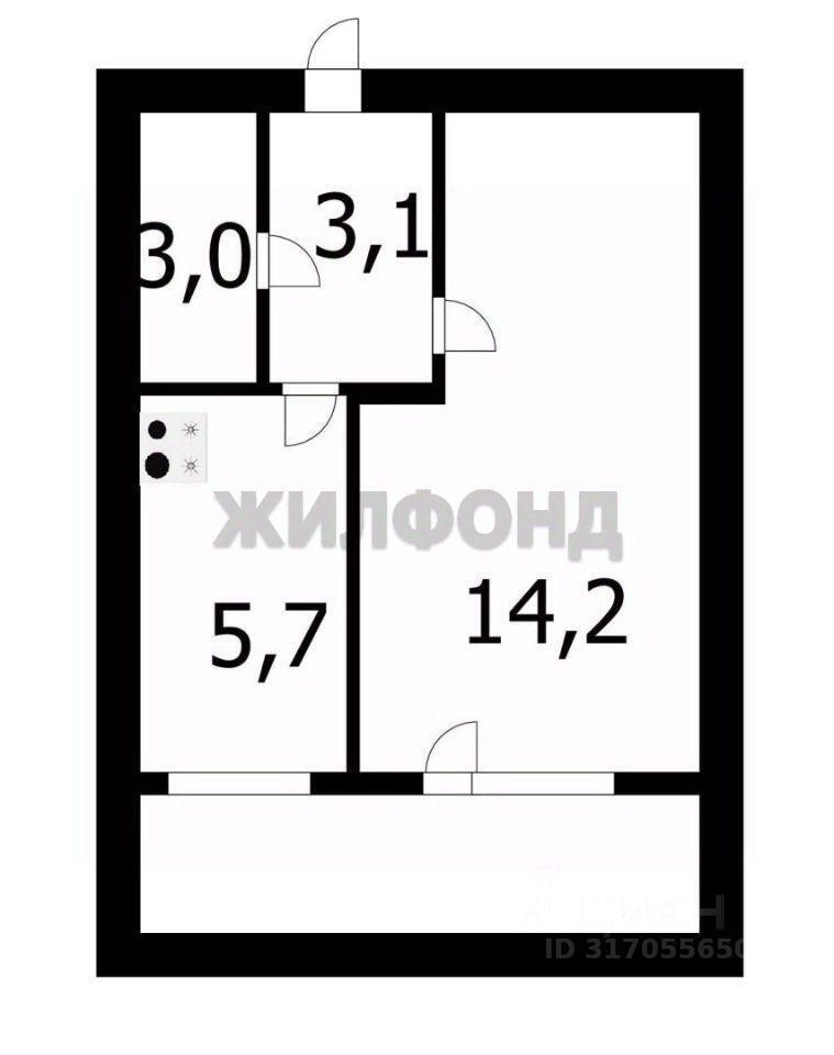 квартира г Новосибирск р-н Кировский ул Дмитрия Шмонина 6 ЖК «Матрешкин двор» фото 3