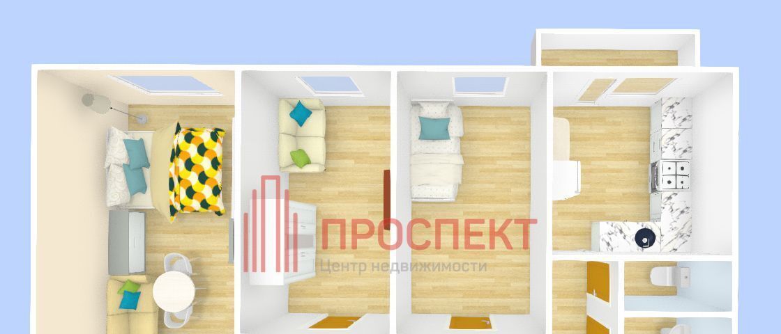квартира г Пенза р-н Октябрьский ул Сузюмова 9 фото 15