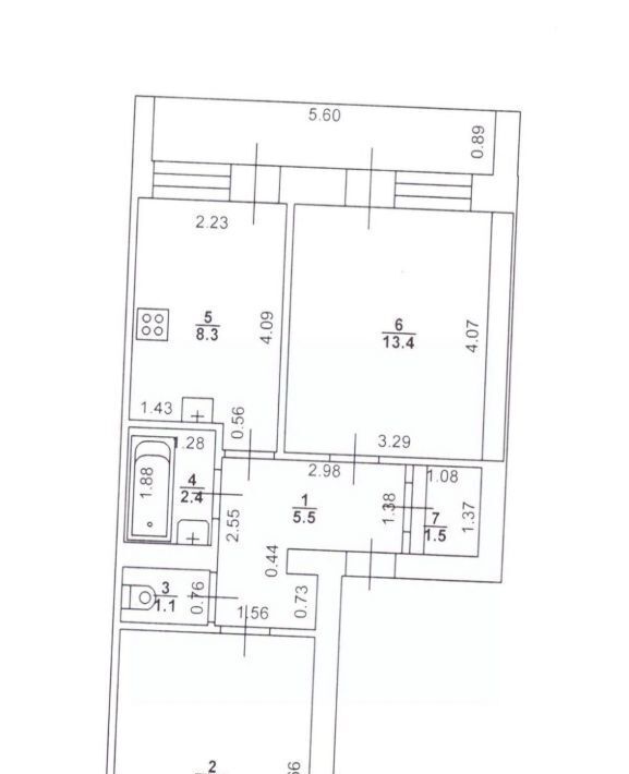 квартира г Вольск ул Звездная 12 фото 2