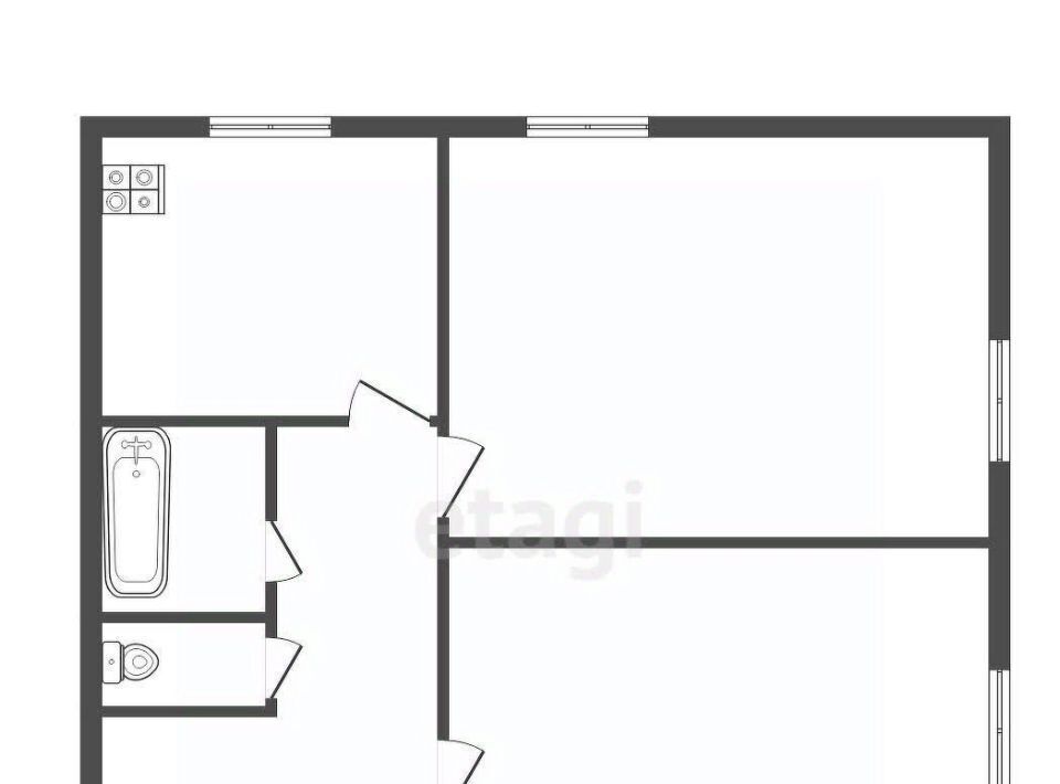 квартира г Южноуральск ул Энергетиков 20 фото 2