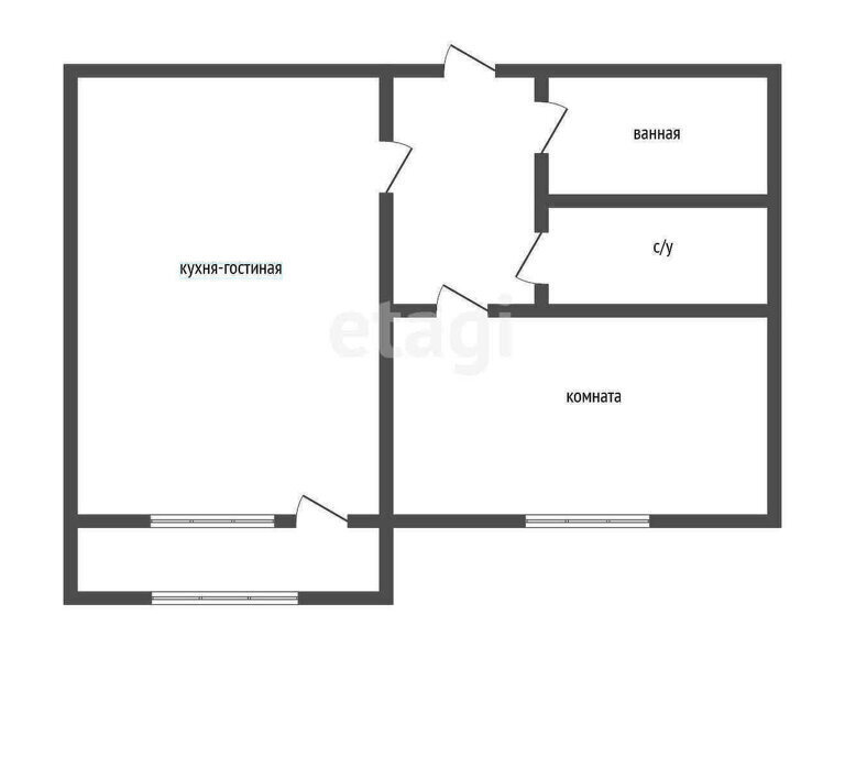 квартира г Курган мкр 5-й жилой район Заозёрный, 16к 4 фото 1