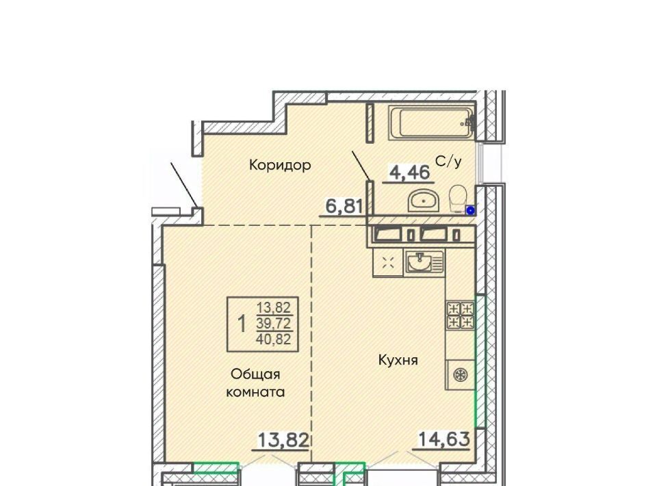 квартира г Улан-Удэ мкр Энергетик р-н Октябрьский фото 1