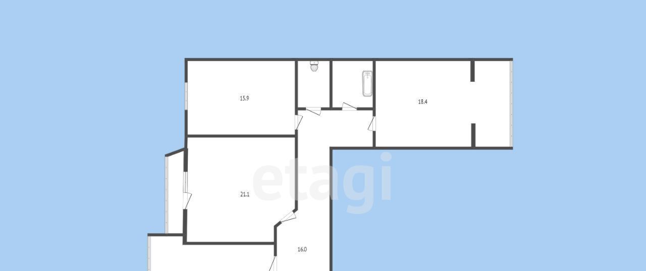 квартира г Черкесск ул Космонавтов 41 фото 2