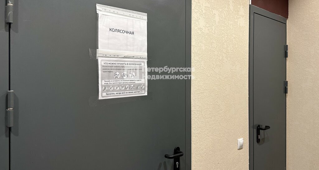 квартира г Санкт-Петербург метро Проспект Просвещения ул Кустодиева 7к/1 фото 14