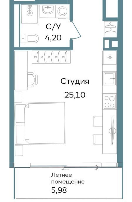 квартира г Саки курортный кластер Темпо фото 1