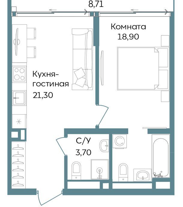 квартира г Саки курортный кластер Темпо фото 1