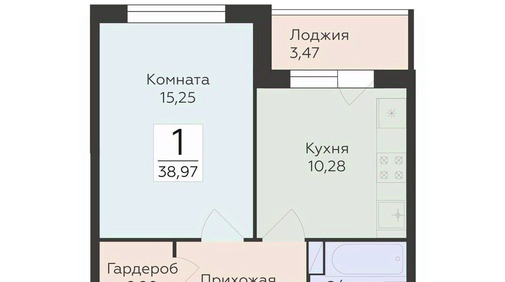 квартира г Воронеж р-н Ленинский ул Чапаева 68б фото 1
