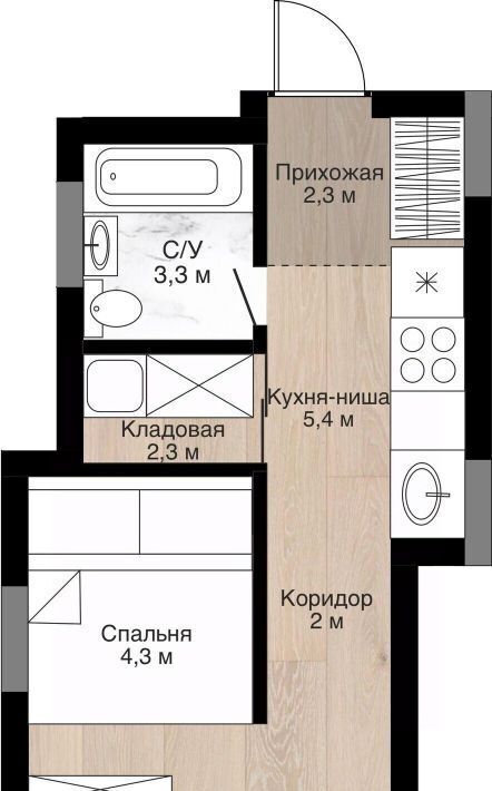 квартира г Кемерово р-н Заводский ул Дружбы 30к/17 фото 1