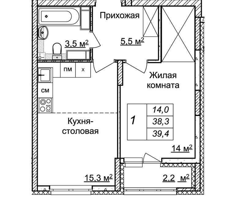 квартира г Нижний Новгород р-н Советский Пролетарская ЖК «Новая Кузнечиха» 9 фото 1