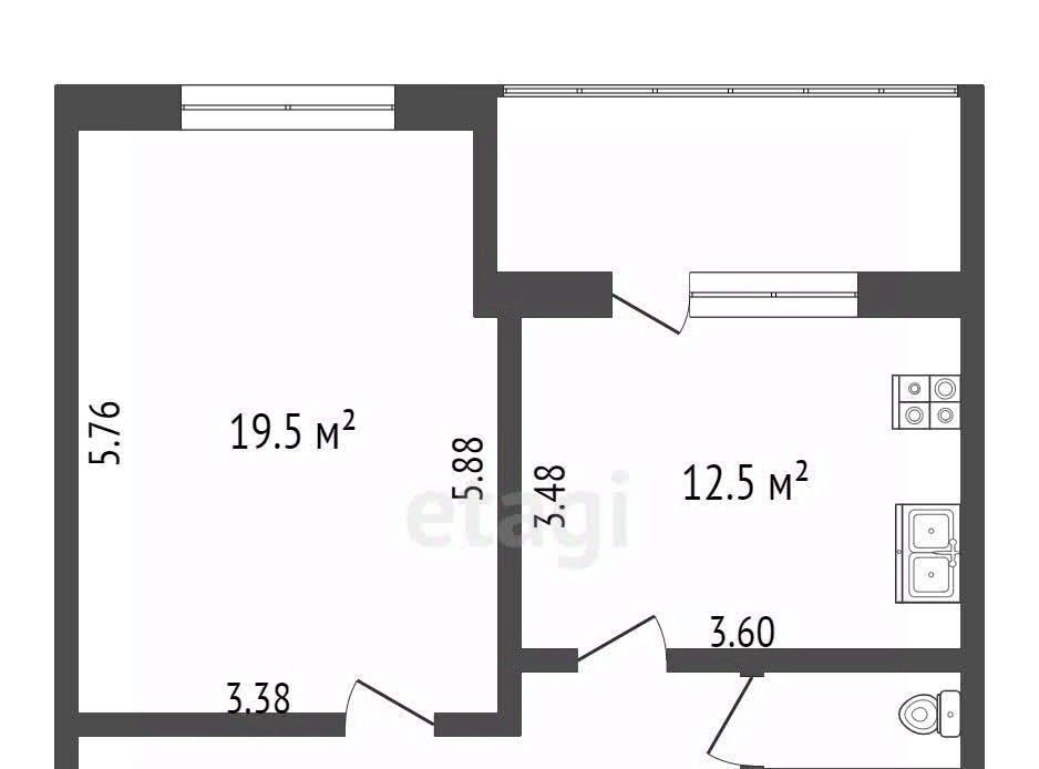 квартира г Белгород Восточный ул Газовиков 11 фото 2