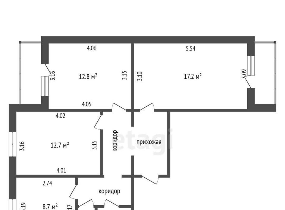 квартира г Белгород Западный ул Есенина 30 фото 2