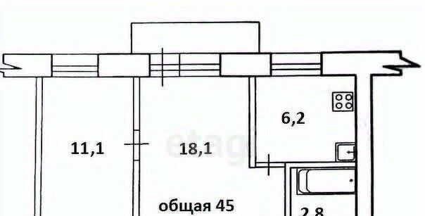 квартира г Белгород Западный пр-кт Б.Хмельницкого 79 фото 2