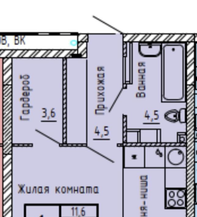 квартира г Екатеринбург Геологическая жилой район «Академический» 6 12-й кв-л фото 16