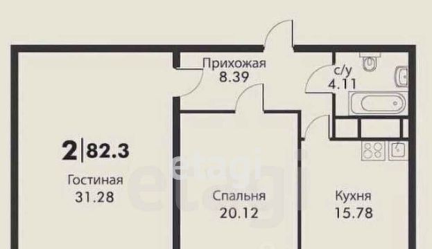 квартира г Махачкала р-н Ленинский ул Хаджи Булача 17б фото 2
