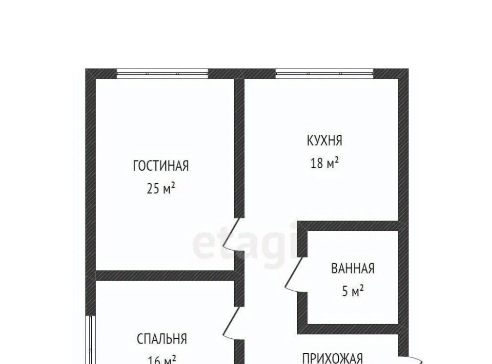 квартира г Махачкала р-н Ленинский туп Сергокалинский 2-й 6к/2 фото 2