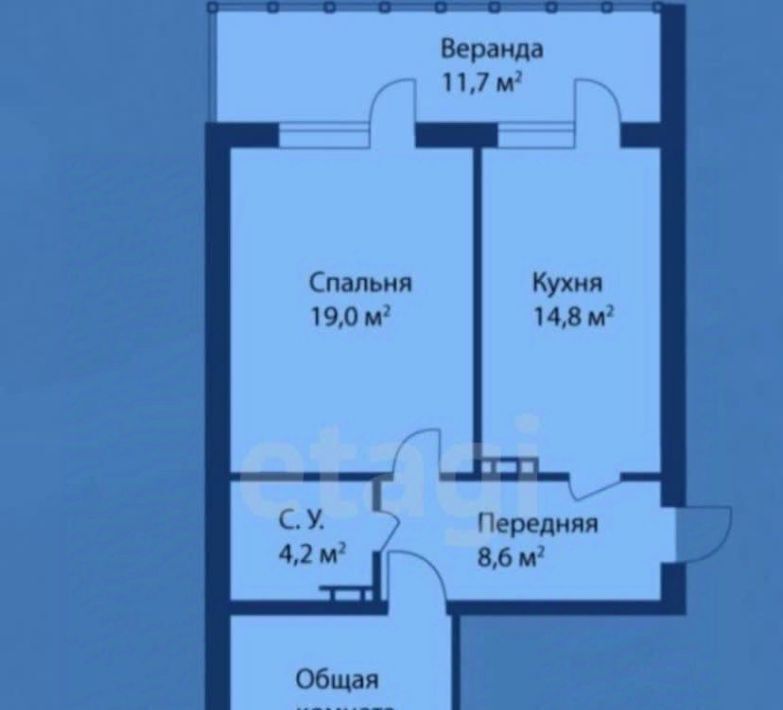 квартира г Каспийск ул Молодёжная 4 фото 2