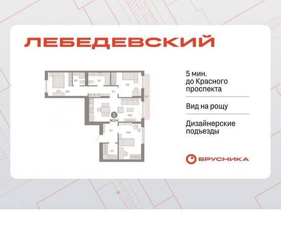 квартал № 5 Заельцовская ЖК «Лебедевский» фото